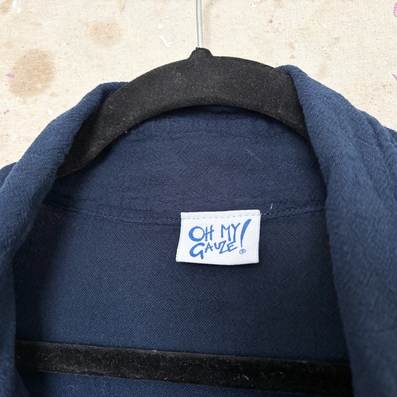 Oh My Gauze Josephine Cotton Gauze Button Down Top - Picture 3 of 5